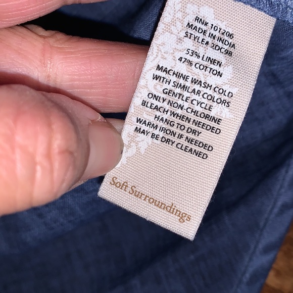 Soft Surroundings Pool Party Shirt style 2DC98 - Picture 10 of 11